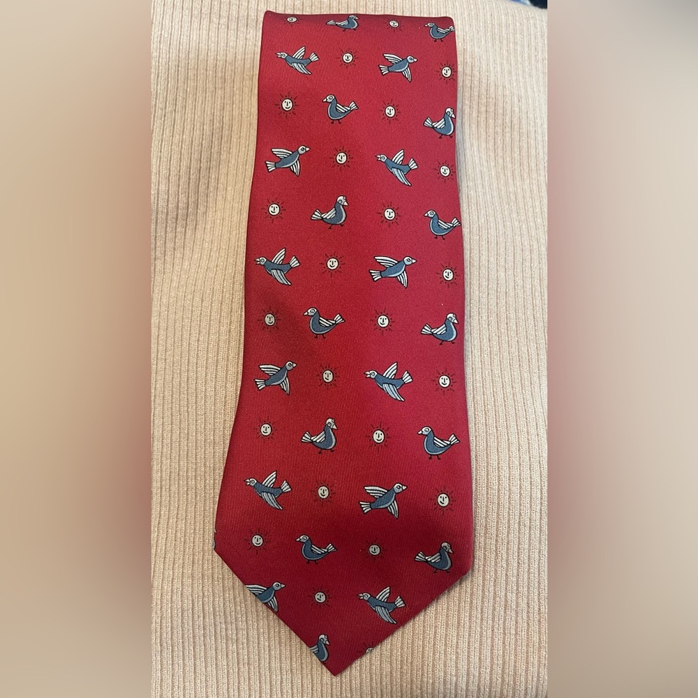 Hermes silk tie